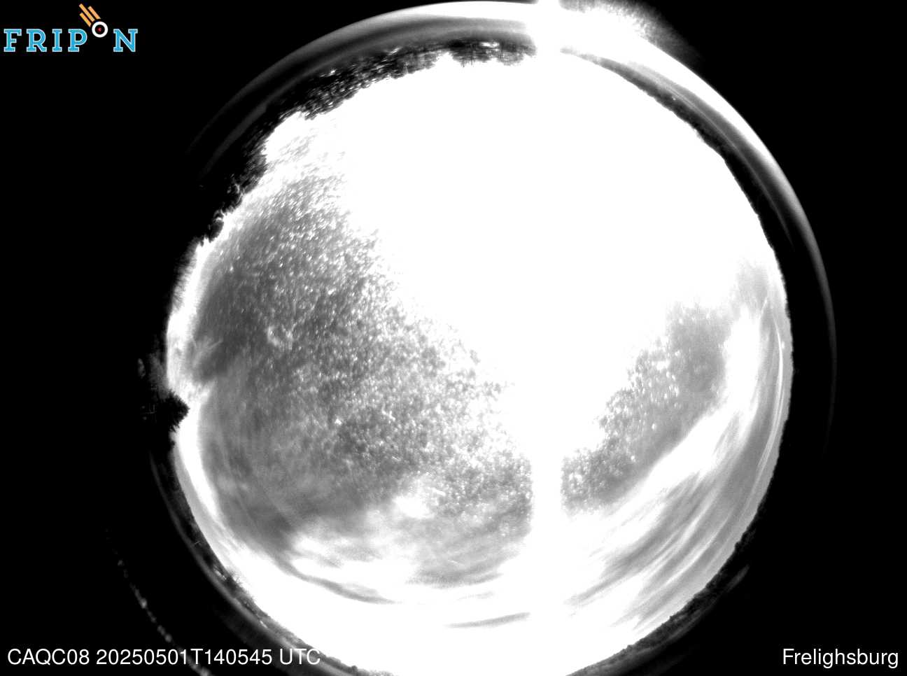 Full size image detection Frelighsburg (CAQC08) Universal Time