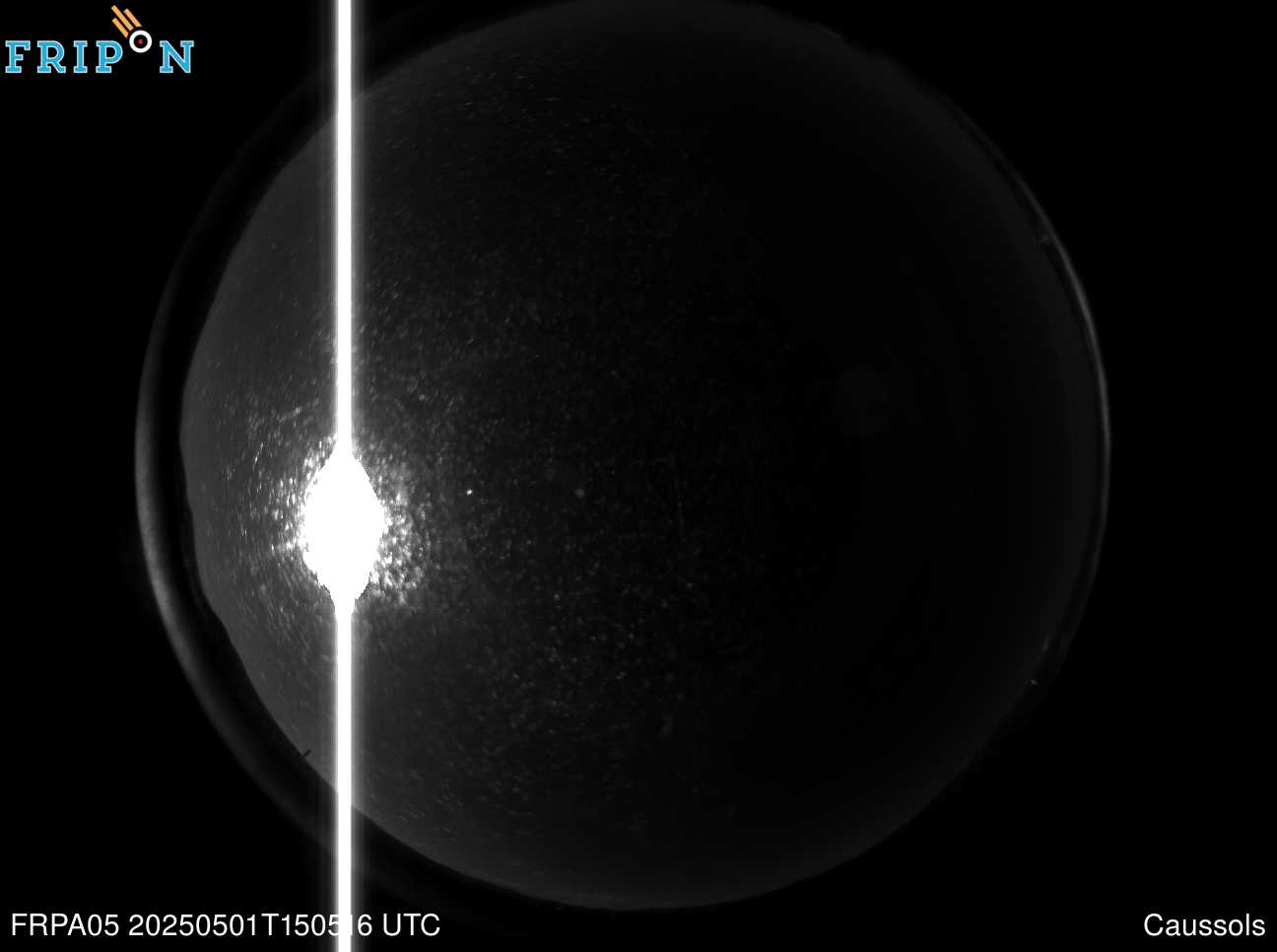 Full size image detection Caussols (FRPA05) Universal Time